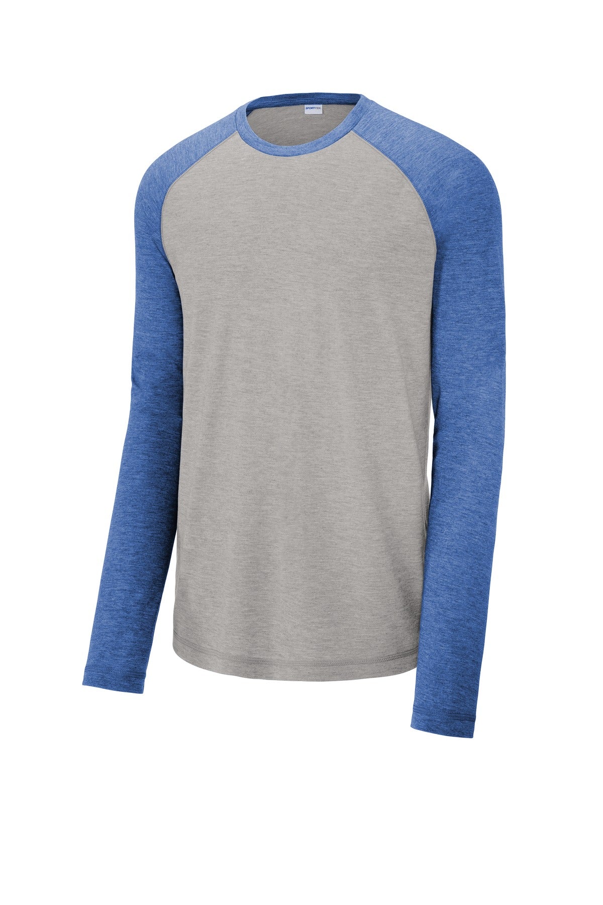 Long Sleeve Tri-Blend Wicking Raglan Tee