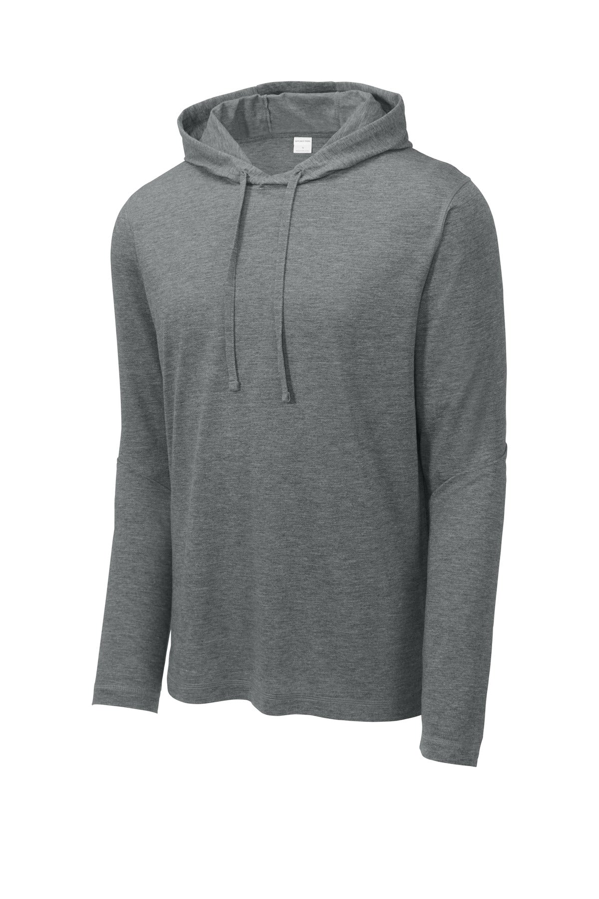Tri-Blend Wicking Hooded Long Sleeve T