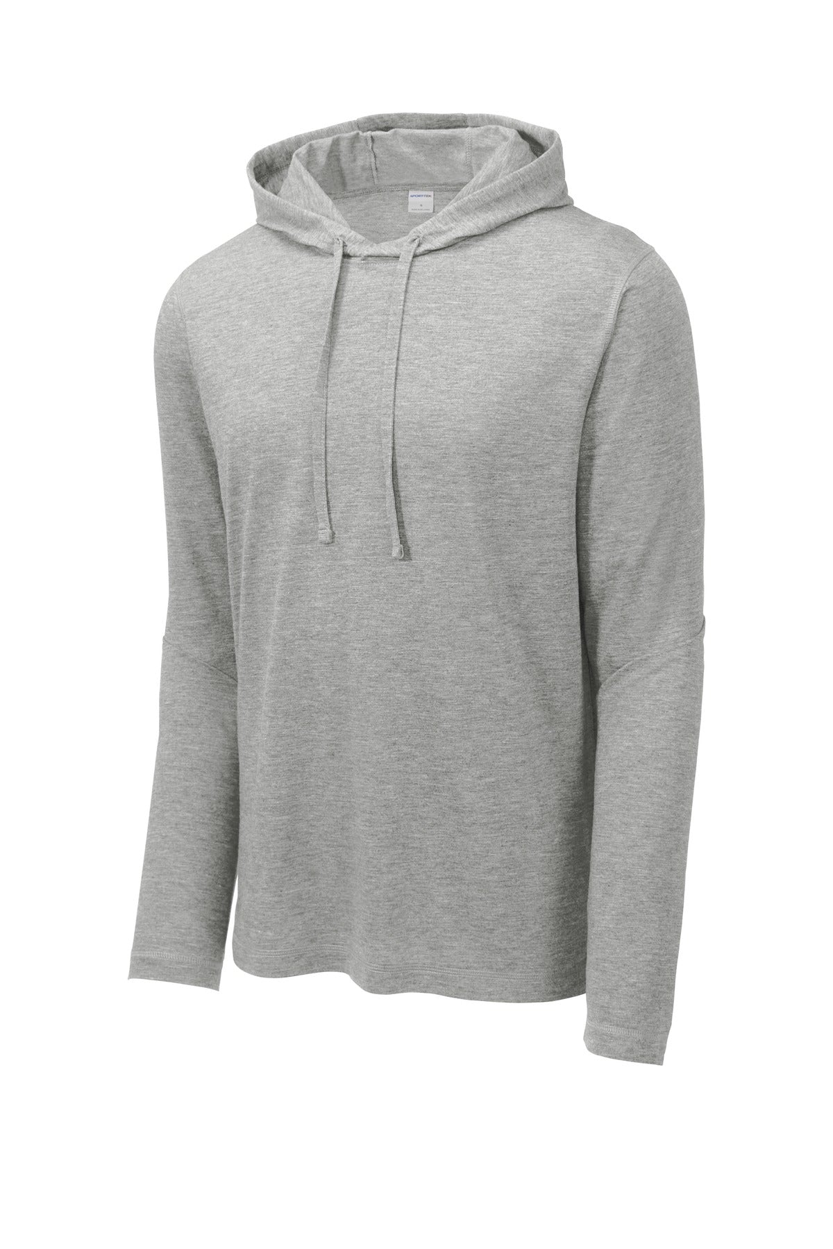 Tri-Blend Wicking Hooded Long Sleeve T