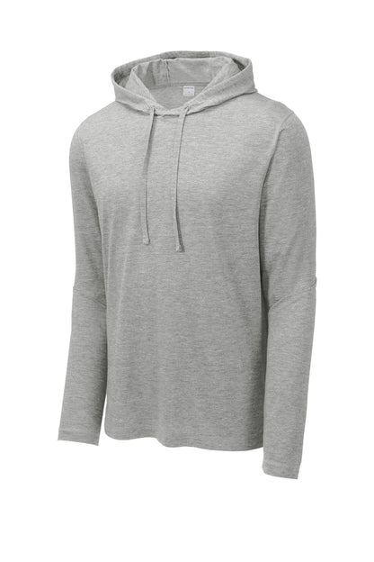 Tri-Blend Wicking Hooded Long Sleeve T