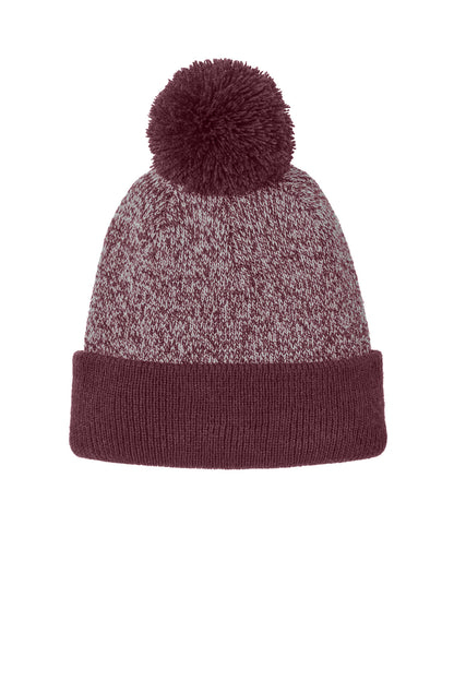 Halftime Heather Pom Beanie