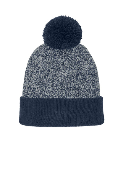 Halftime Heather Pom Beanie