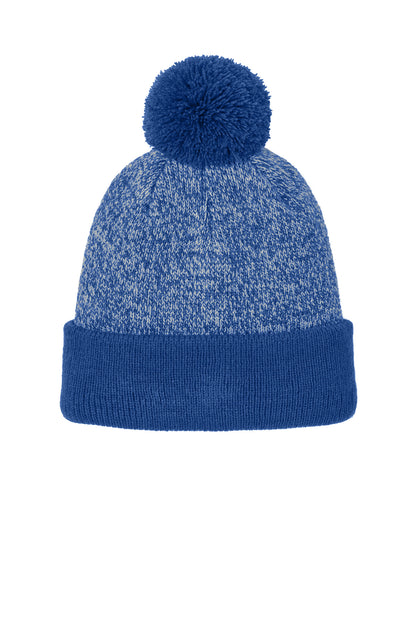 Halftime Heather Pom Beanie