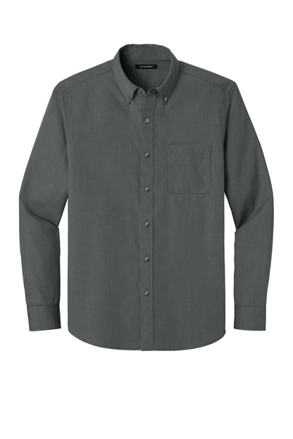 Nailhead Long Sleeve Easy Care Shirt