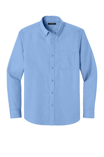 Nailhead Long Sleeve Easy Care Shirt
