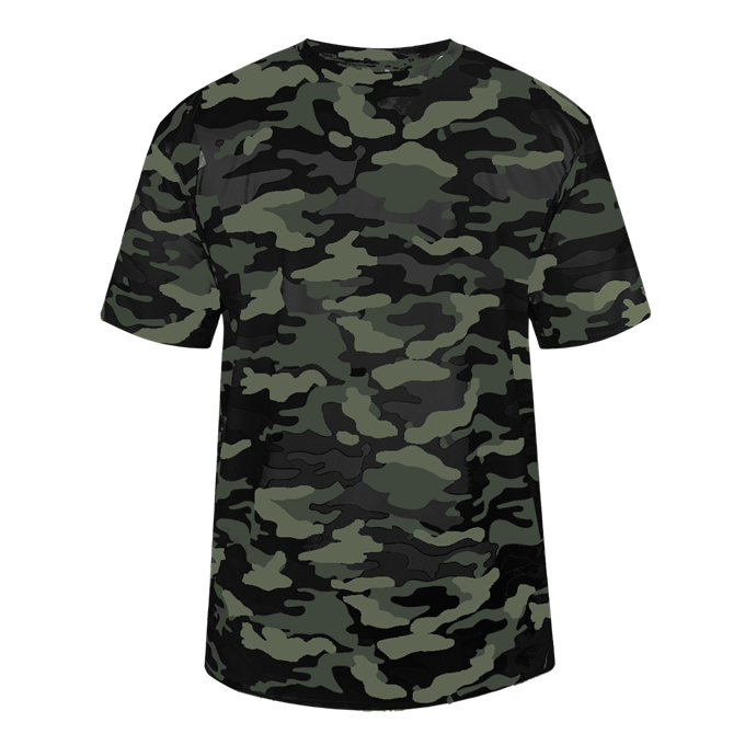 Camo Print Performance T-shirt
