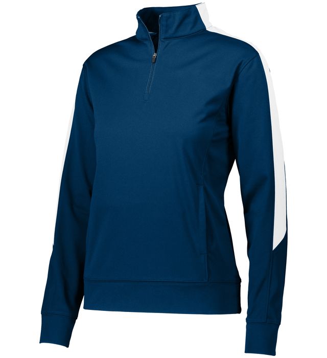Ladies Medalist Tricot 1/4 Zip Pullover