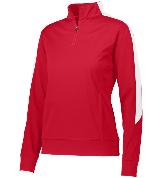 Ladies Medalist Tricot 1/4 Zip Pullover