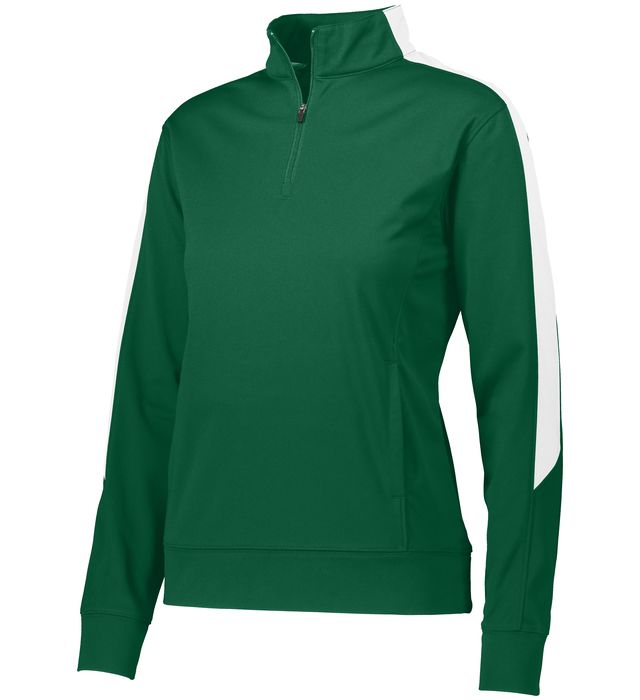 Ladies Medalist Tricot 1/4 Zip Pullover