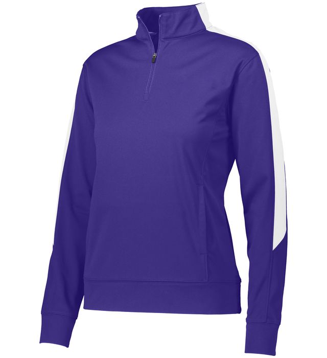 Ladies Medalist Tricot 1/4 Zip Pullover