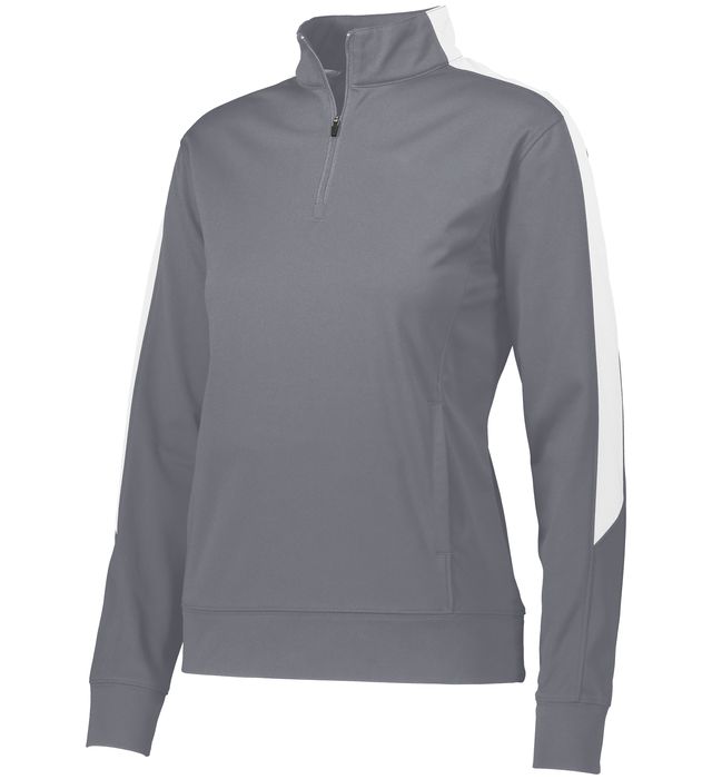 Ladies Medalist Tricot 1/4 Zip Pullover