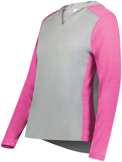 Ladies Vintage GameDay Hooded Long Slv T