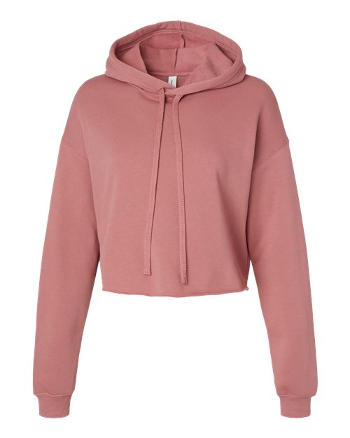 Ladies Cropped Hooded Sweatshirt