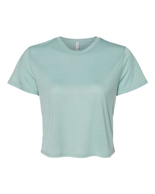 Ladies Flowy Cropped Tee