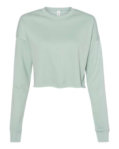 Ladies Cropped  Crewneck Sweatshirt
