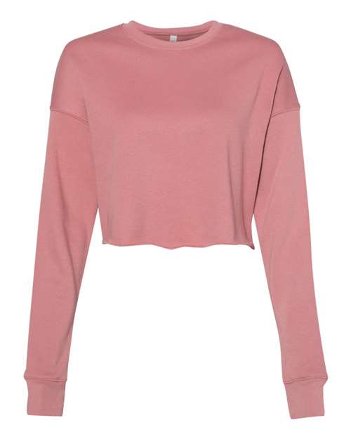 Ladies Cropped  Crewneck Sweatshirt
