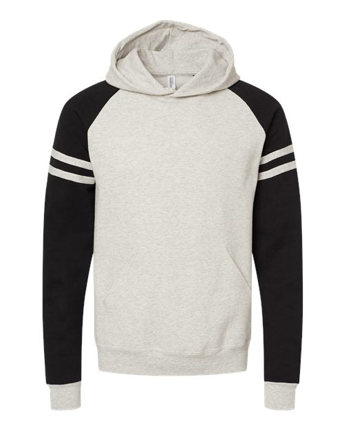 Varsity Colorblock Raglan Hooded Sweatshirt