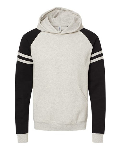 Varsity Colorblock Raglan Hooded Sweatshirt