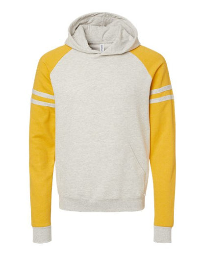 Varsity Colorblock Raglan Hooded Sweatshirt