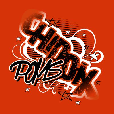 Dance/Poms Design Template 01