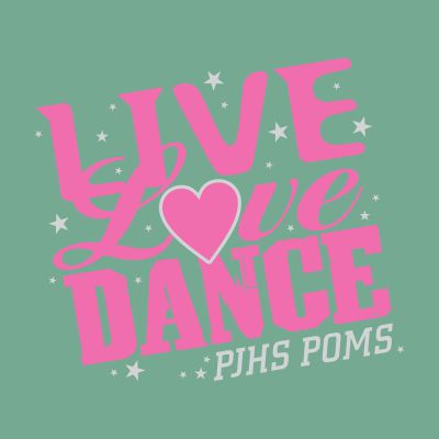 Dance/Poms Design Template 06