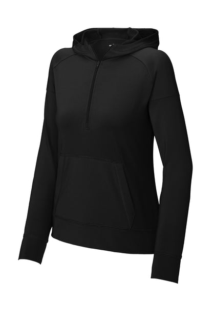 Ladies Stretch 1/2 Zip Hoodie