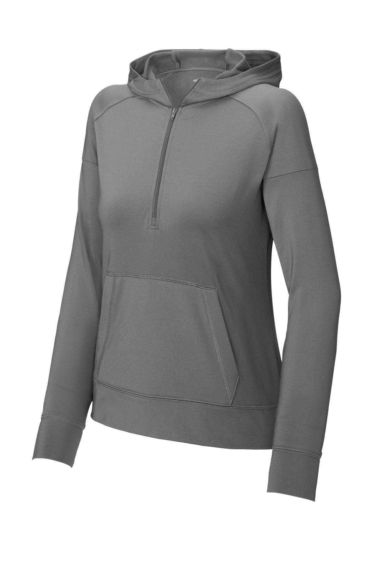 Ladies Stretch 1/2 Zip Hoodie