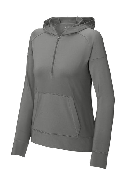 Ladies Stretch 1/2 Zip Hoodie