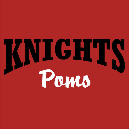 Poms Embroidery Design Template 02