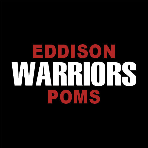 Poms Embroidery Design Template 04