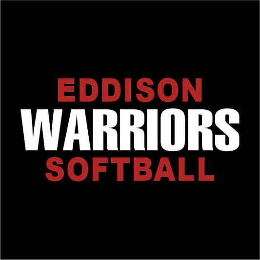 Softball Embroidery Design Template 04