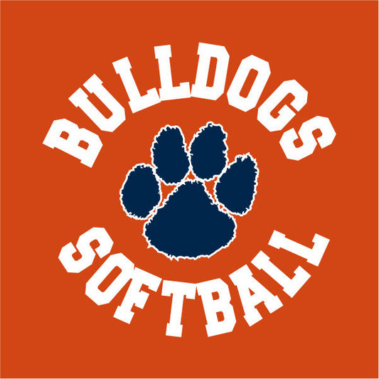 Softball Embroidery Design Template 05