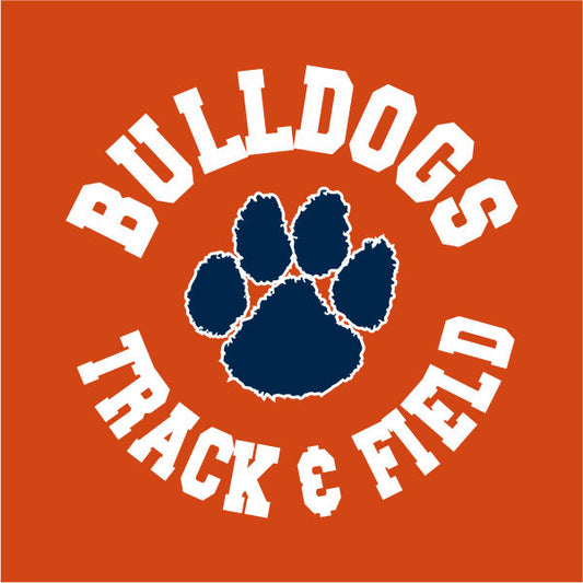 Track & Field Embroidery Design Template 05