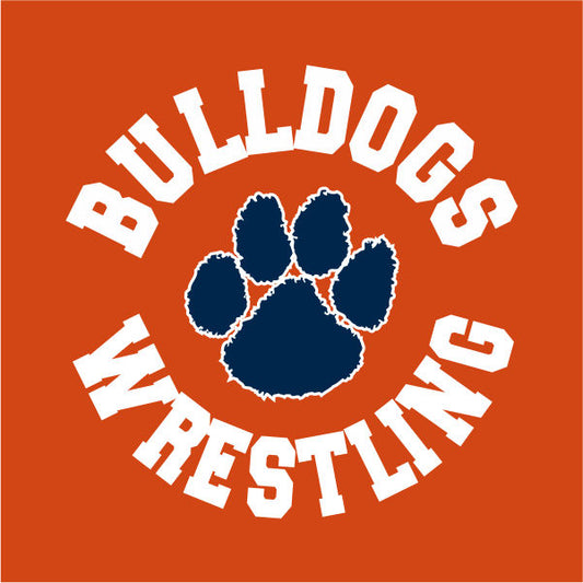 Wrestling Embroidery Design Template 05