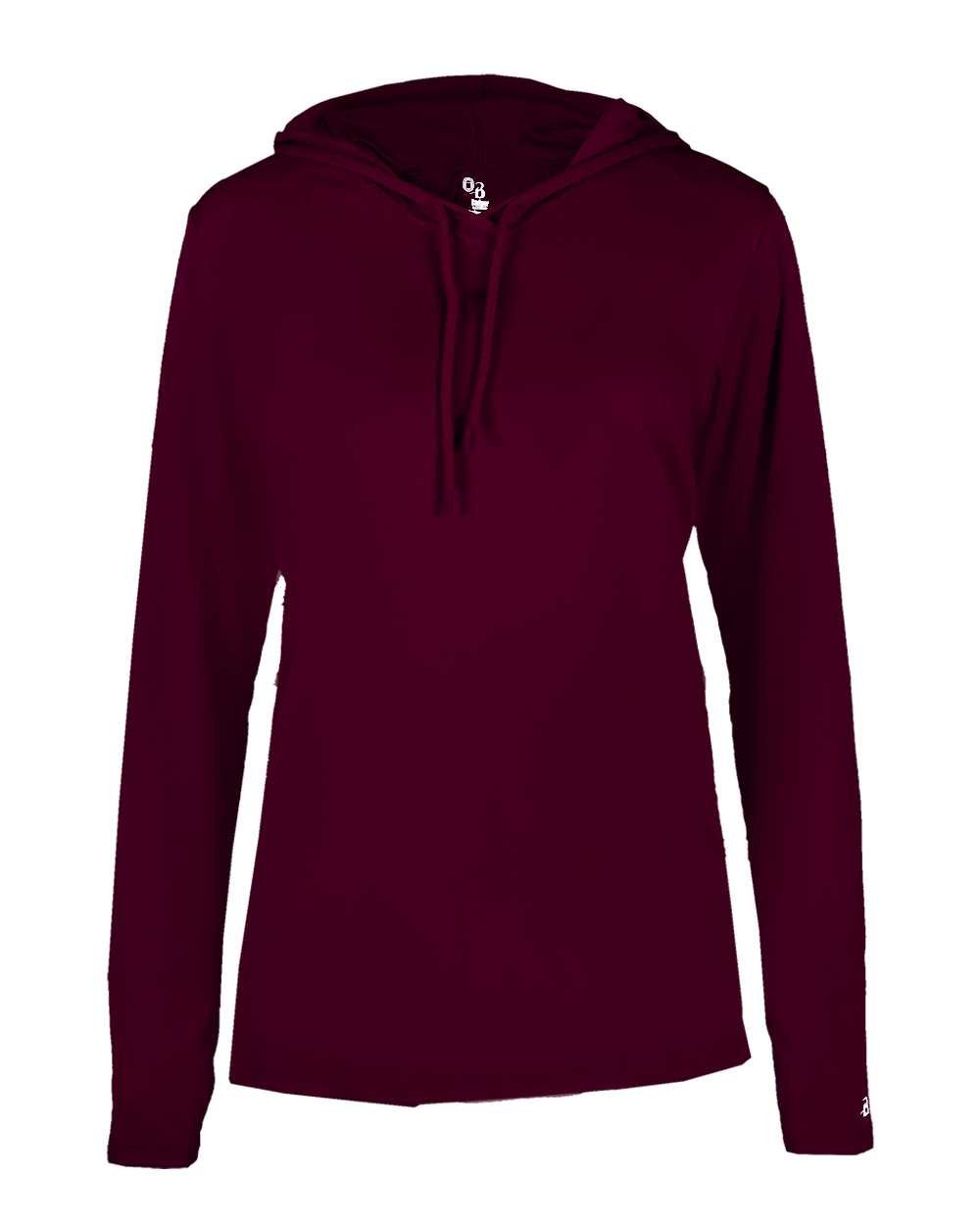 Ladies B-Core Long Slv Hooded T