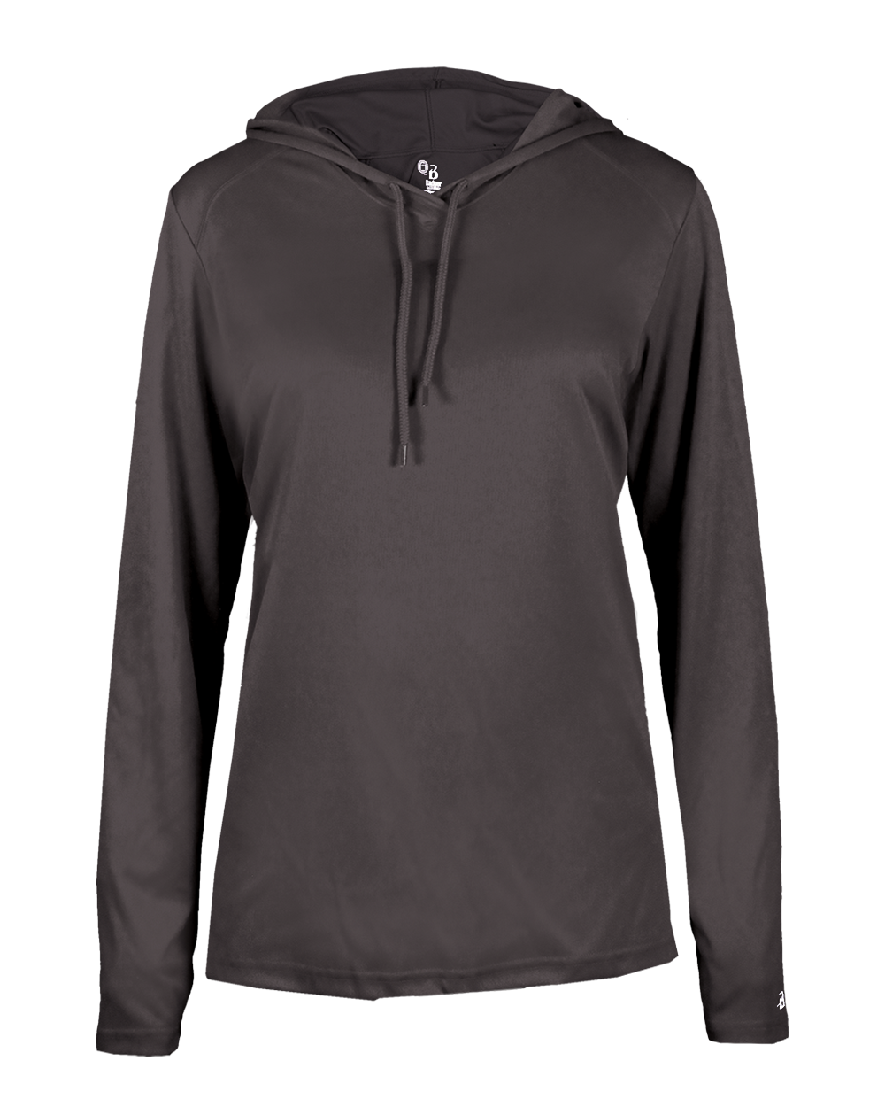 Ladies B-Core Long Slv Hooded T