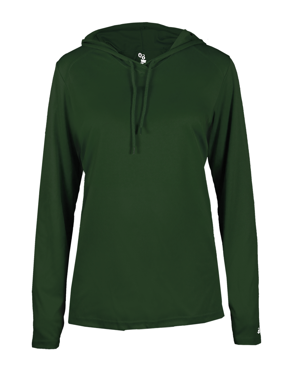 Ladies B-Core Long Slv Hooded T