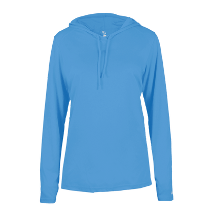 Ladies B-Core Long Slv Hooded T