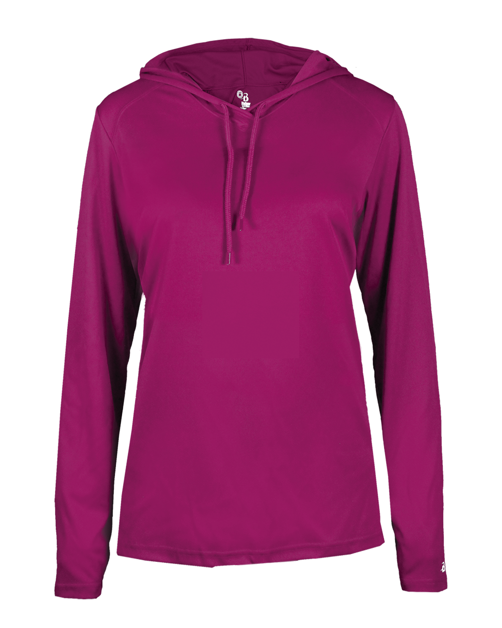 Ladies B-Core Long Slv Hooded T